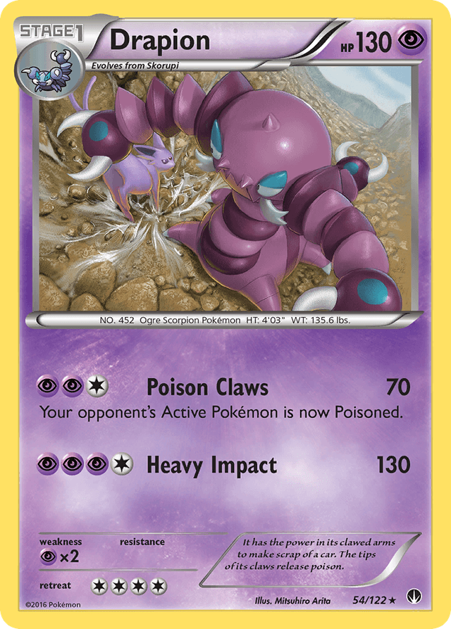 Carta Drapion 54/122 do set BREAKpoint — Pokémon TCG | Bynx
