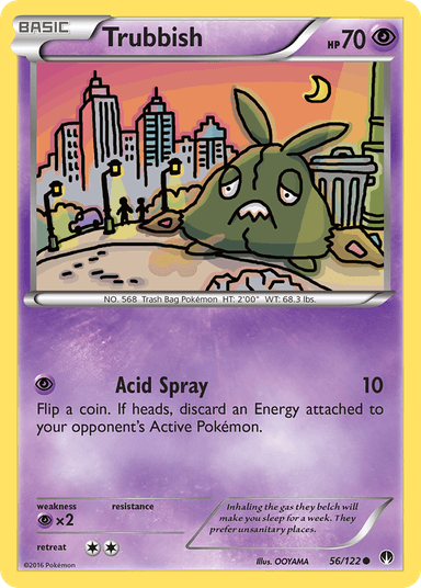 Carta Trubbish 56/122 do set BREAKpoint — Pokémon TCG | Bynx