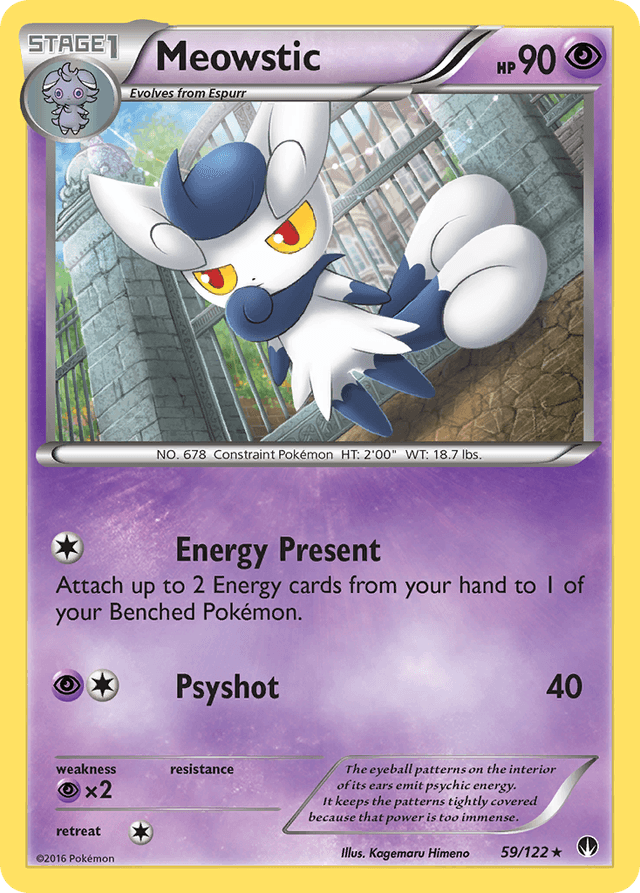 Carta Meowstic 59/122 do set BREAKpoint — Pokémon TCG | Bynx