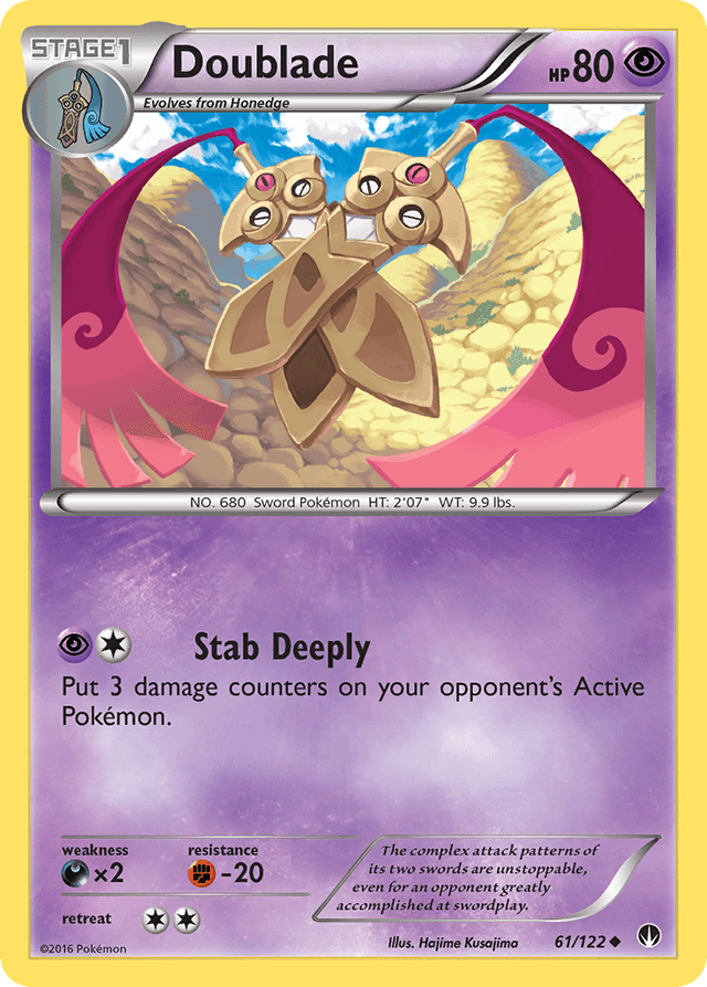 Carta Doublade 61/122 do set BREAKpoint — Pokémon TCG | Bynx