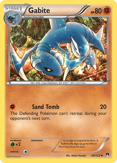 Carta Gabite 69/122 do set BREAKpoint — Pokémon TCG | Bynx