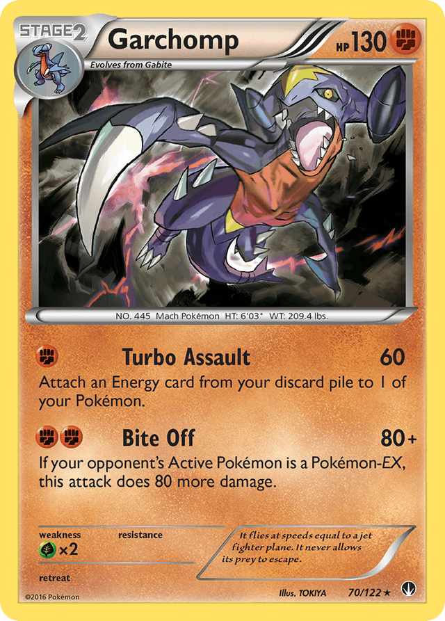 Carta Garchomp 70/122 do set BREAKpoint — Pokémon TCG | Bynx