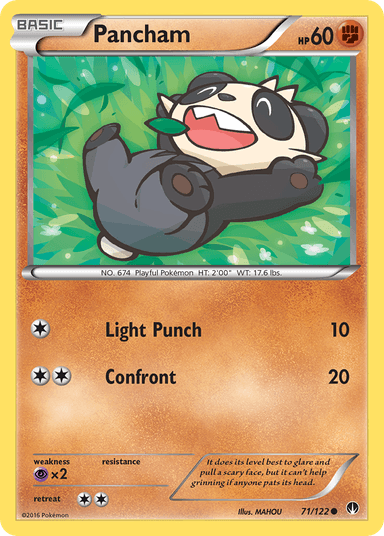 Carta Pancham 71/122 do set BREAKpoint — Pokémon TCG | Bynx