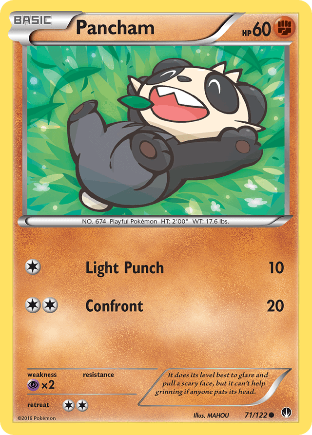 Carta Pancham 71/122 do set BREAKpoint — Pokémon TCG | Bynx