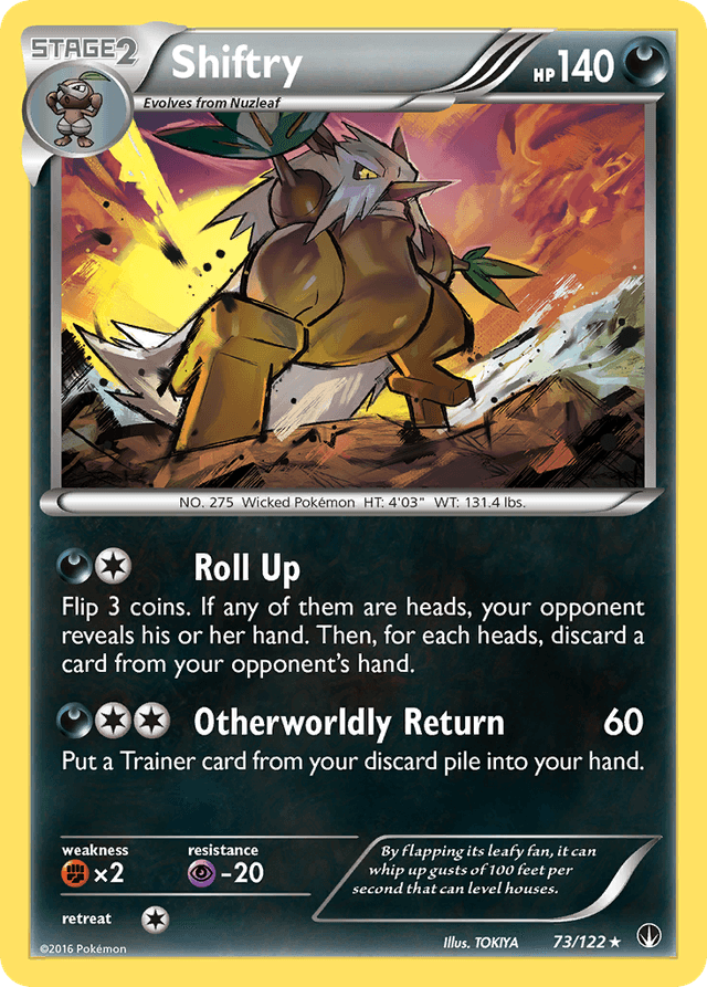 Carta Shiftry 73/122 do set BREAKpoint — Pokémon TCG | Bynx