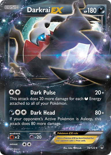 Carta Darkrai-EX 74/122 do set BREAKpoint — Pokémon TCG | Bynx