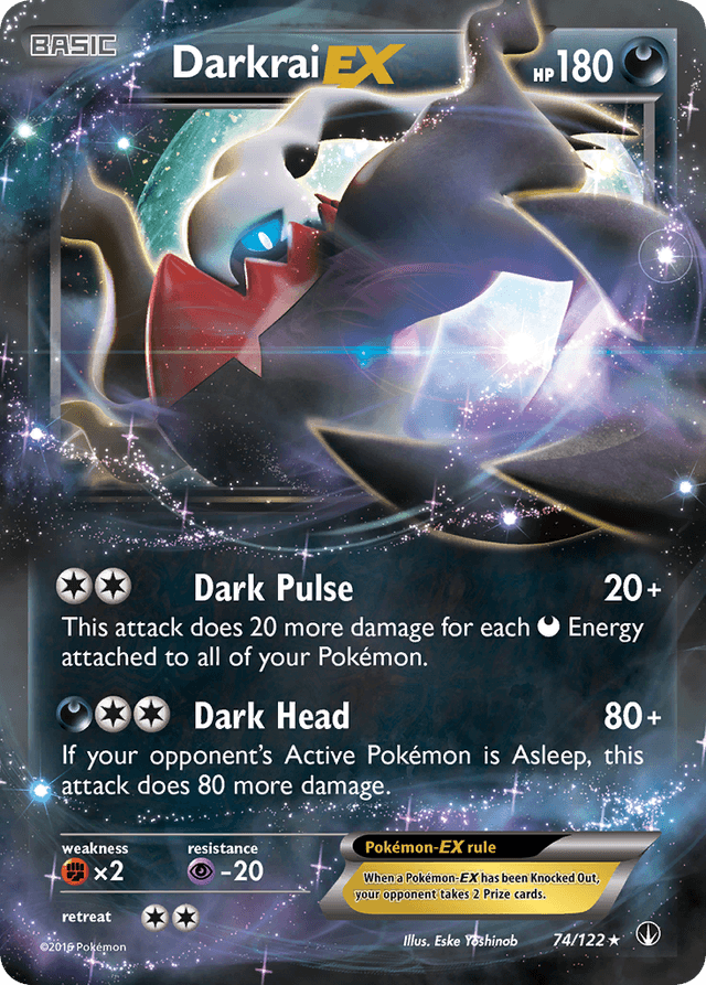 Carta Darkrai-EX 74/122 do set BREAKpoint — Pokémon TCG | Bynx