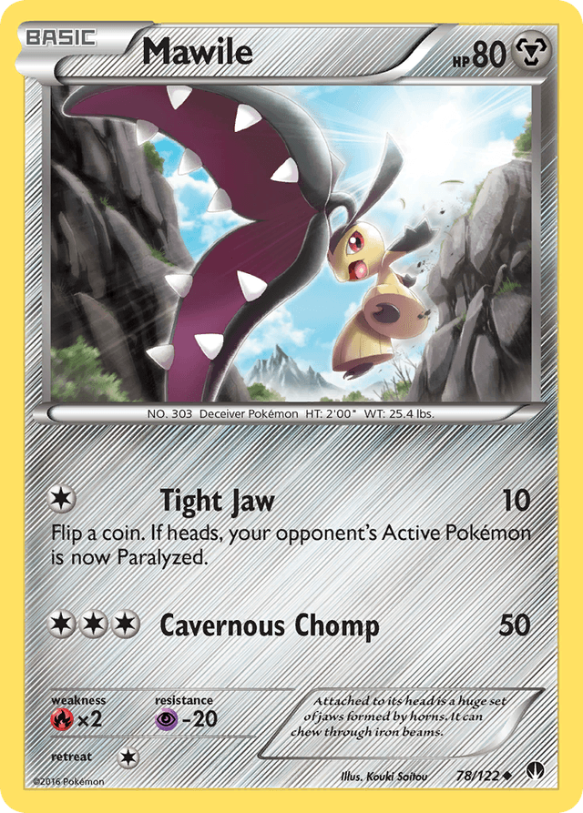 Carta Mawile 78/122 do set BREAKpoint — Pokémon TCG | Bynx