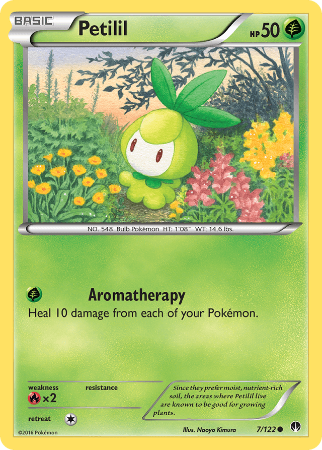 Carta Petilil 7/122 do set BREAKpoint — Pokémon TCG | Bynx