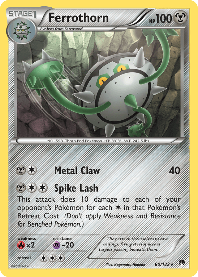 Carta Ferrothorn 80/122 do set BREAKpoint — Pokémon TCG | Bynx