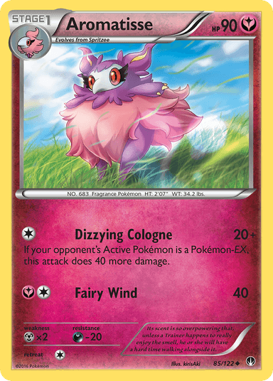 Carta Aromatisse 85/122 do set BREAKpoint — Pokémon TCG | Bynx