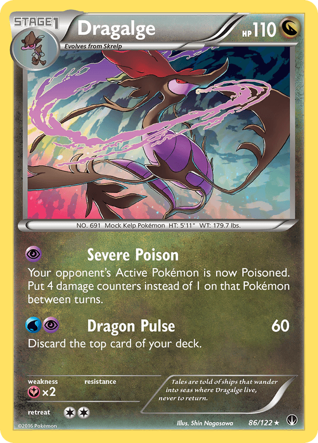 Carta Dragalge 86/122 do set BREAKpoint — Pokémon TCG | Bynx