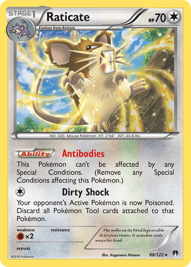 Carta Raticate 88/122 do set BREAKpoint — Pokémon TCG | Bynx
