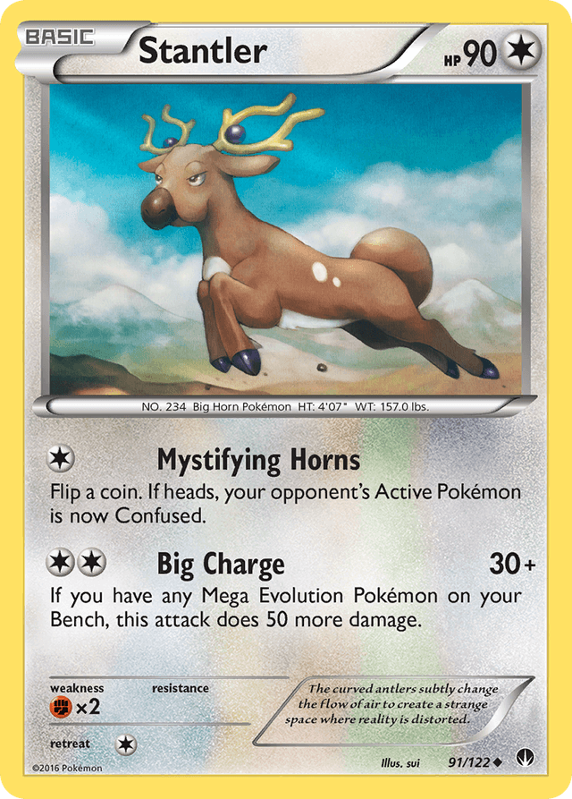 Carta Stantler 91/122 do set BREAKpoint — Pokémon TCG | Bynx