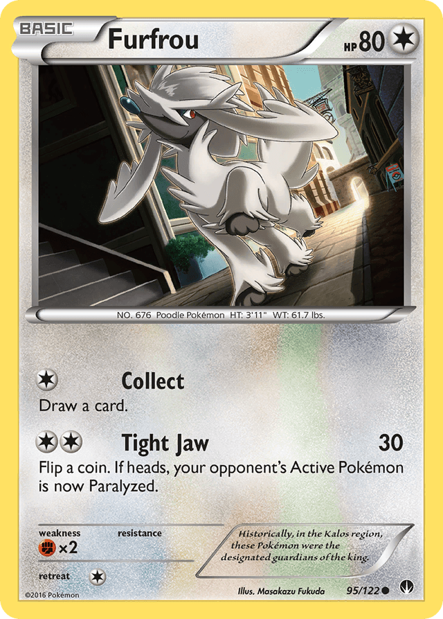 Carta Furfrou 95/122 do set BREAKpoint — Pokémon TCG | Bynx