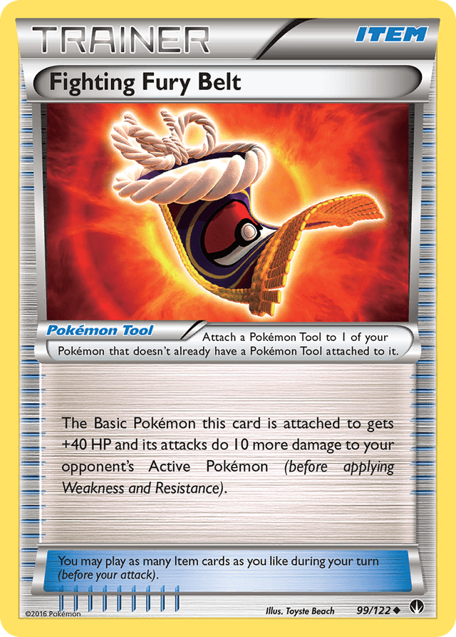 Carta Fighting Fury Belt 99/122 do set BREAKpoint — Pokémon TCG | Bynx