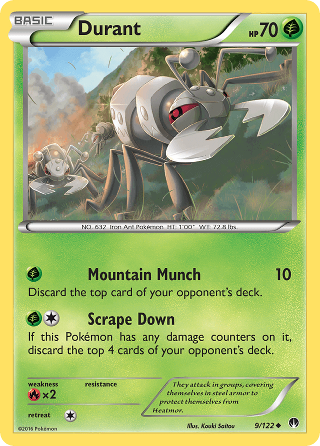 Carta Durant 9/122 do set BREAKpoint — Pokémon TCG | Bynx