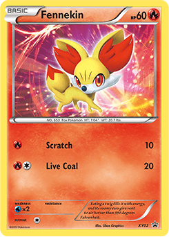 Fennekin XY02 — XY Black Star Promos