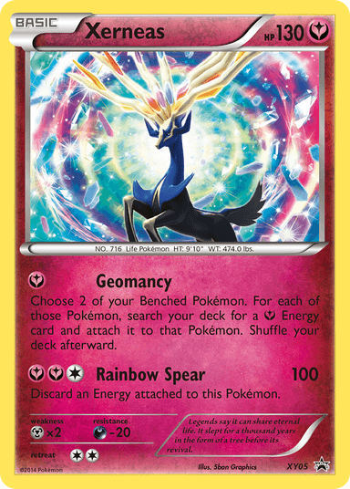 Carta Xerneas XY05/211 do set XY Black Star Promos — Pokémon TCG | Bynx