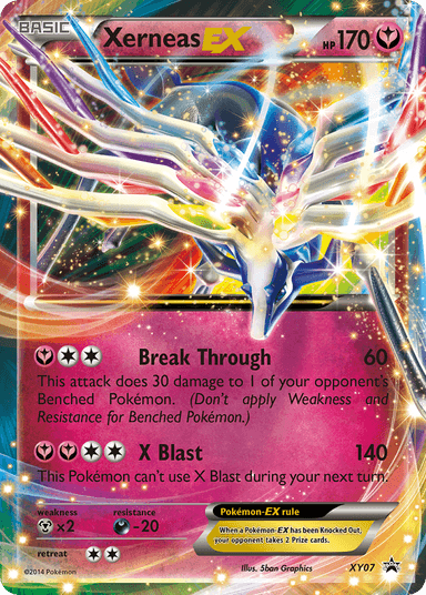 Carta Xerneas-EX XY07/211 do set XY Black Star Promos — Pokémon TCG | Bynx