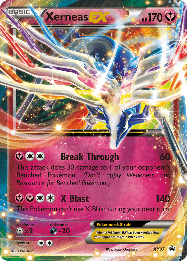Carta Xerneas-EX XY07/211 do set XY Black Star Promos — Pokémon TCG | Bynx