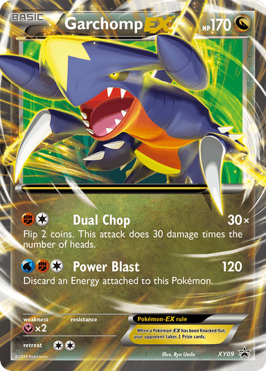 Carta Garchomp-EX XY09/211 do set XY Black Star Promos — Pokémon TCG | Bynx