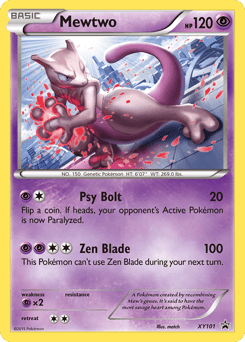 Mewtwo XY101 — XY Black Star Promos