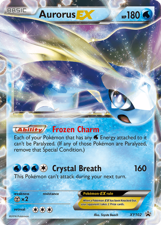 Carta Aurorus-EX XY102/211 do set XY Black Star Promos — Pokémon TCG | Bynx