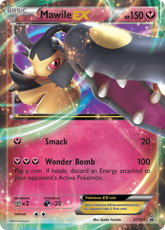 Carta Mawile-EX XY103/211 do set XY Black Star Promos — Pokémon TCG | Bynx