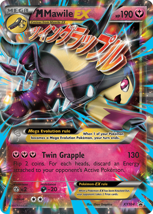Carta M Mawile-EX XY104/211 do set XY Black Star Promos — Pokémon TCG | Bynx