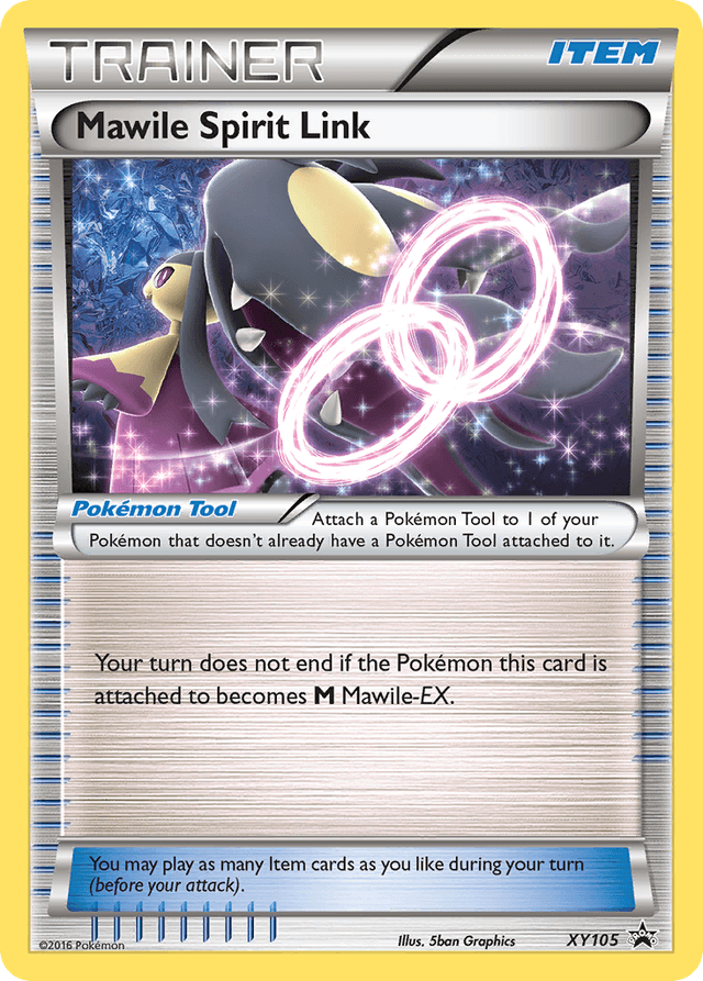Carta Mawile Spirit Link XY105/211 do set XY Black Star Promos — Pokémon TCG | Bynx