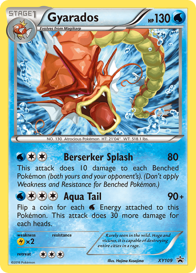 Carta Gyarados XY109/211 do set XY Black Star Promos — Pokémon TCG | Bynx