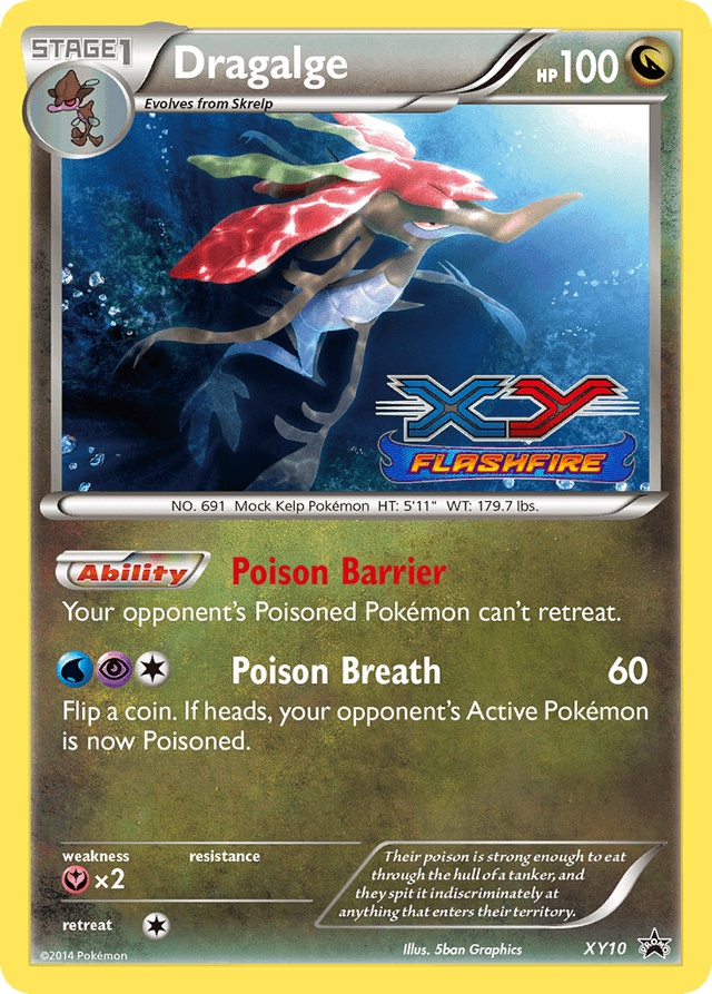 Carta Dragalge XY10/211 do set XY Black Star Promos — Pokémon TCG | Bynx