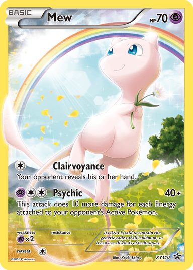 Carta Mew XY110/211 do set XY Black Star Promos — Pokémon TCG | Bynx