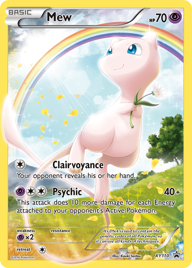Carta Mew XY110/211 do set XY Black Star Promos — Pokémon TCG | Bynx