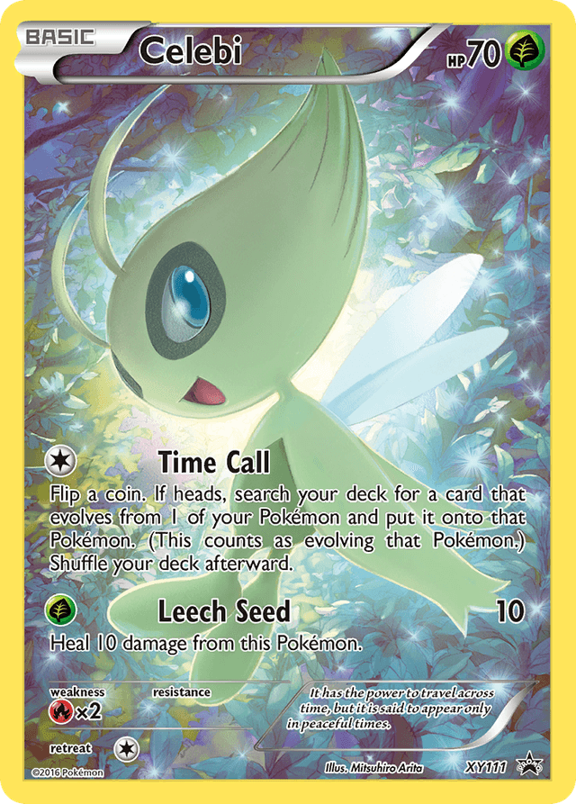 Carta Celebi XY111/211 do set XY Black Star Promos — Pokémon TCG | Bynx