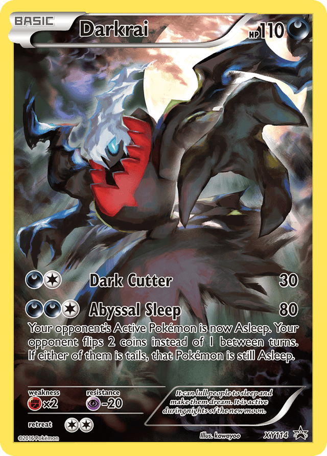 Carta Darkrai XY114/211 do set XY Black Star Promos — Pokémon TCG | Bynx