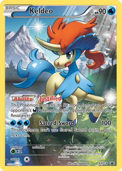 Keldeo XY118 — XY Black Star Promos