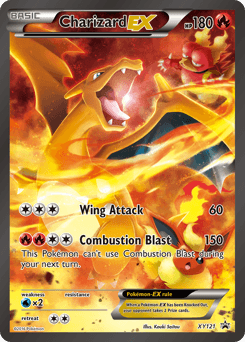 Charizard-EX XY121 — XY Black Star Promos