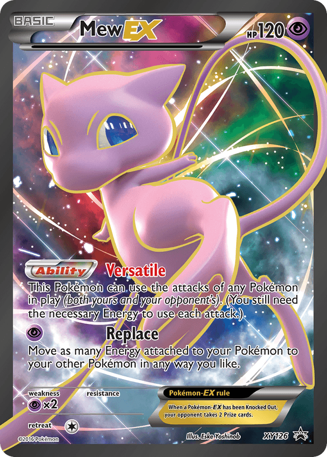 Carta Mew-EX XY126/211 do set XY Black Star Promos — Pokémon TCG | Bynx