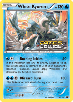 White Kyurem XY128 — XY Black Star Promos