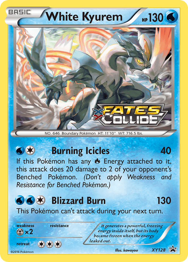Carta White Kyurem XY128/211 do set XY Black Star Promos — Pokémon TCG | Bynx