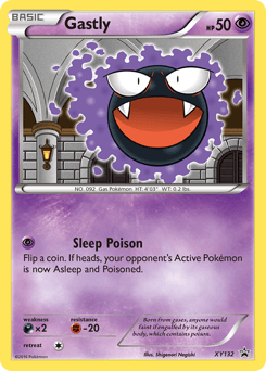 Gastly XY132 — XY Black Star Promos