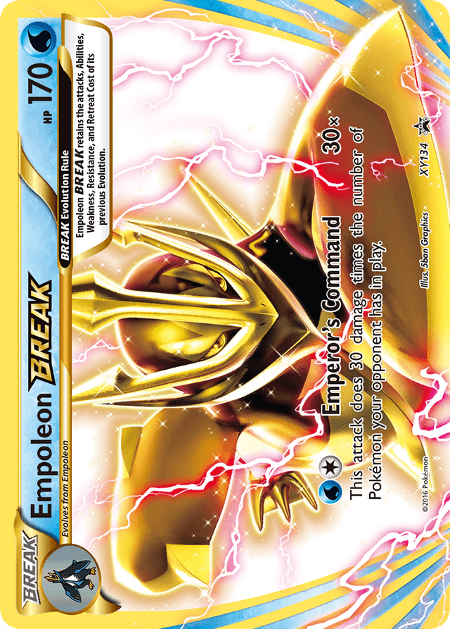 Carta Empoleon BREAK XY134/211 do set XY Black Star Promos — Pokémon TCG | Bynx