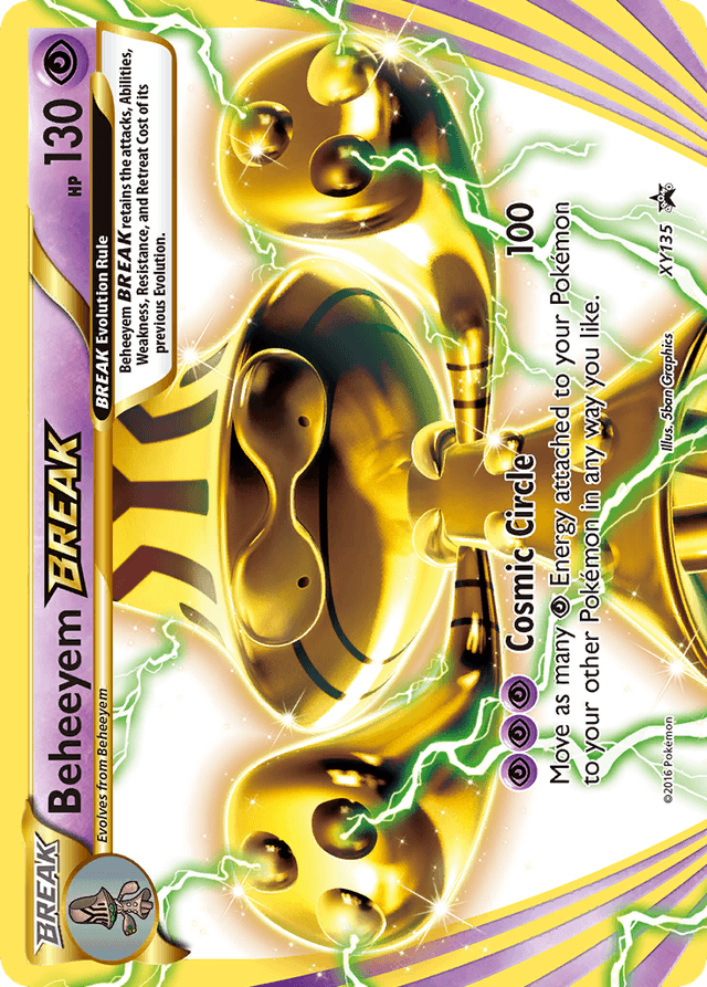 Carta Beheeyem BREAK XY135/211 do set XY Black Star Promos — Pokémon TCG | Bynx