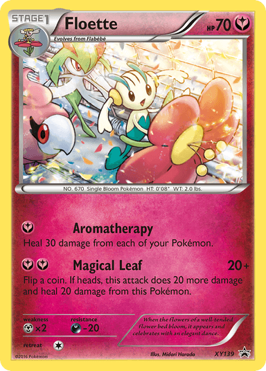 Carta Floette XY139/211 do set XY Black Star Promos — Pokémon TCG | Bynx