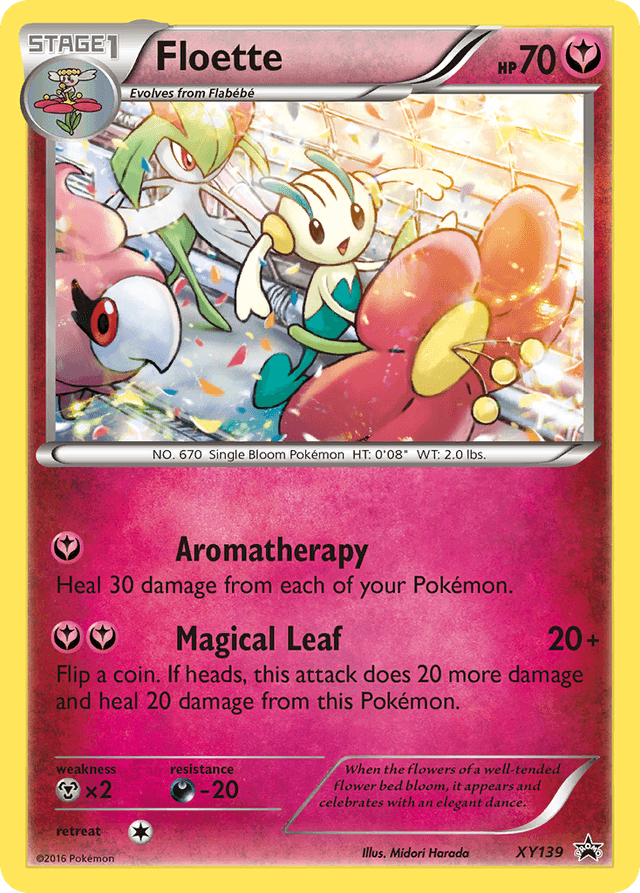 Carta Floette XY139/211 do set XY Black Star Promos — Pokémon TCG | Bynx