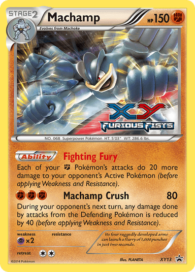 Carta Machamp XY13/211 do set XY Black Star Promos — Pokémon TCG | Bynx
