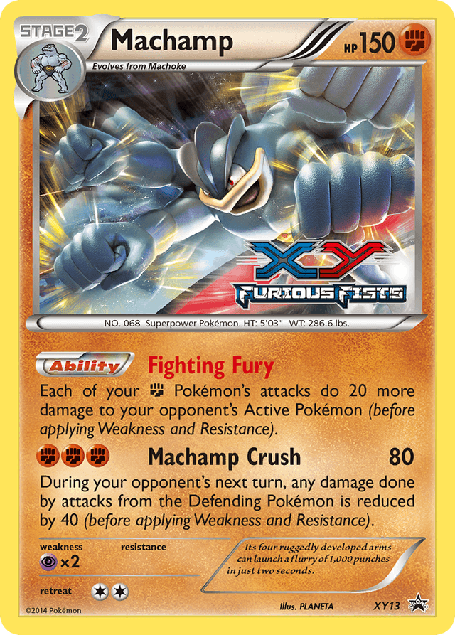Carta Machamp XY13/211 do set XY Black Star Promos — Pokémon TCG | Bynx