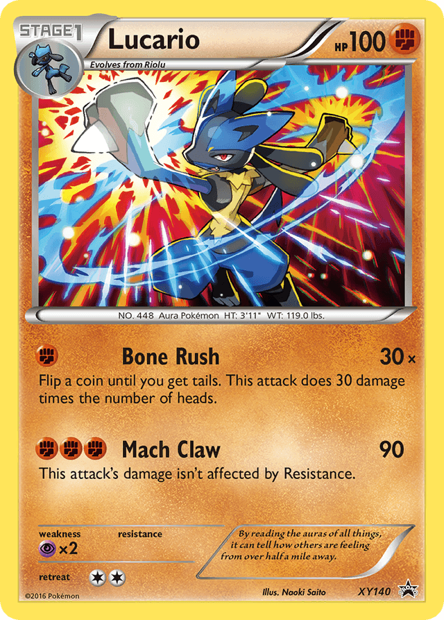 Carta Lucario XY140/211 do set XY Black Star Promos — Pokémon TCG | Bynx